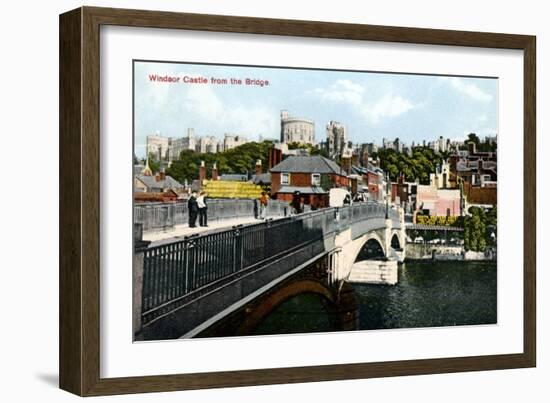 Windsor Castle, Windsor, Berkshire, Early 20th Century-null-Framed Giclee Print