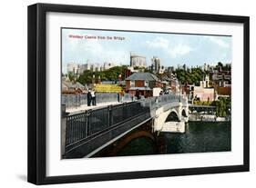 Windsor Castle, Windsor, Berkshire, Early 20th Century-null-Framed Giclee Print