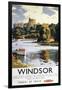 Windsor, England - British Railways Windsor Castle Thames Poster-Lantern Press-Framed Art Print