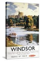 Windsor, England - British Railways Windsor Castle Thames Poster-Lantern Press-Stretched Canvas