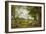 Windsor Forest ('Wood-Cutting in Windsor Forest')-John Linnell-Framed Giclee Print