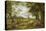 Windsor Forest ('Wood-Cutting in Windsor Forest')-John Linnell-Stretched Canvas
