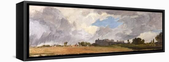 Windsor from Lower Hope-J. M. W. Turner-Framed Stretched Canvas