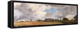 Windsor from Lower Hope-J. M. W. Turner-Framed Stretched Canvas