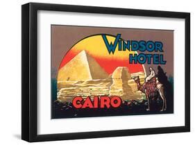 Windsor Hotel, Cairo-null-Framed Art Print