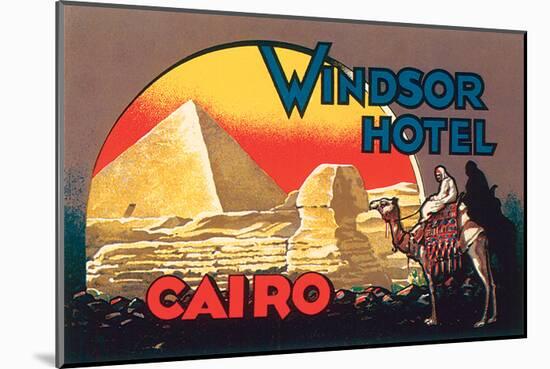 Windsor Hotel, Cairo-null-Mounted Art Print