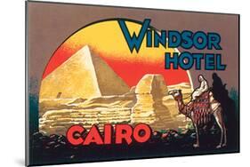 Windsor Hotel, Cairo-null-Mounted Art Print