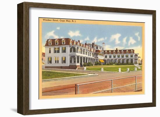 Windsor Hotel, Cape May, New Jersey-null-Framed Art Print