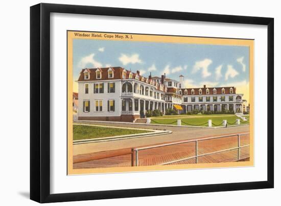 Windsor Hotel, Cape May, New Jersey-null-Framed Art Print