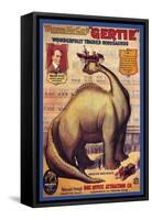 Windsor Mccay's Gertie-null-Framed Stretched Canvas