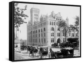 Windsor St. Station, Montreal-null-Framed Stretched Canvas