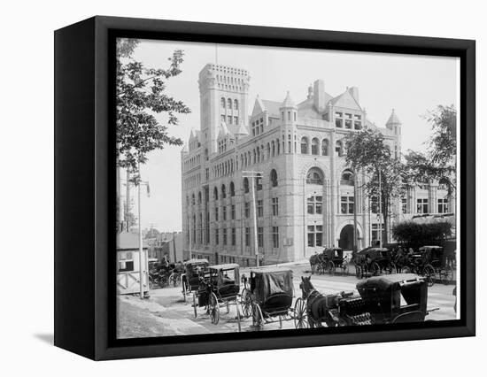 Windsor St. Station, Montreal-null-Framed Stretched Canvas