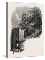 Windsor, Staircase to the Castle, UK, 19th Century-null-Stretched Canvas