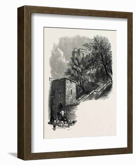 Windsor, Staircase to the Castle, UK, 19th Century-null-Framed Giclee Print