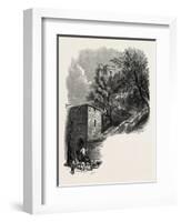 Windsor, Staircase to the Castle, UK, 19th Century-null-Framed Giclee Print