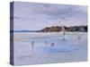 Windsurfer and Bathers-Christopher Glanville-Stretched Canvas