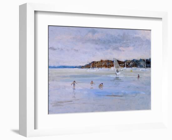 Windsurfer and Bathers-Christopher Glanville-Framed Giclee Print