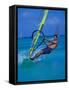 Windsurfer, Aruba, Caribbean-Robin Hill-Framed Stretched Canvas