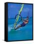 Windsurfer, Aruba, Caribbean-Robin Hill-Framed Stretched Canvas