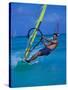 Windsurfer, Aruba, Caribbean-Robin Hill-Stretched Canvas