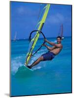 Windsurfer, Aruba, Caribbean-Robin Hill-Mounted Photographic Print
