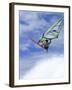 Windsurfer in Midair-null-Framed Photographic Print