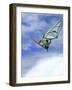 Windsurfer in Midair-null-Framed Photographic Print