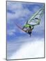Windsurfer in Midair-null-Mounted Photographic Print