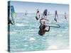 Windsurfer, Jump, Bolonia, Near Tarifa, Andalucia, Spain, Europe-Giles Bracher-Stretched Canvas