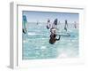 Windsurfer, Jump, Bolonia, Near Tarifa, Andalucia, Spain, Europe-Giles Bracher-Framed Photographic Print