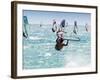 Windsurfer, Jump, Bolonia, Near Tarifa, Andalucia, Spain, Europe-Giles Bracher-Framed Photographic Print