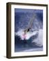 Windsurfer on a Wave-null-Framed Photographic Print