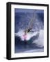 Windsurfer on a Wave-null-Framed Photographic Print