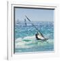 Windsurfer Riding Wave, Bonlonia, Near Tarifa, Costa de La Luz, Andalucia, Spain, Europe-Giles Bracher-Framed Photographic Print