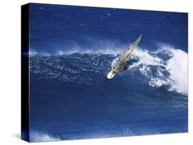 Windsurfer Surfing-null-Stretched Canvas