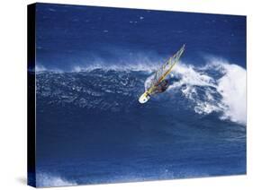 Windsurfer Surfing-null-Stretched Canvas