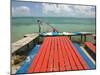 Windsurfers on Caravelle Beach, Grande Terre, Guadaloupe, Caribbean-Walter Bibikow-Mounted Photographic Print