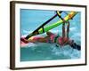 Windsurfing, Aruba, Caribbean-James Kay-Framed Photographic Print