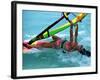 Windsurfing, Aruba, Caribbean-James Kay-Framed Photographic Print