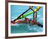 Windsurfing, Aruba, Caribbean-James Kay-Framed Photographic Print