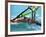 Windsurfing, Aruba, Caribbean-James Kay-Framed Photographic Print