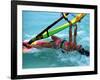 Windsurfing, Aruba, Caribbean-James Kay-Framed Photographic Print