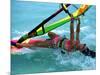 Windsurfing, Aruba, Caribbean-James Kay-Mounted Photographic Print