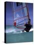 Windsurfing at Malmok Beach, Antigua, Caribbean-Greg Johnston-Stretched Canvas