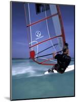 Windsurfing at Malmok Beach, Antigua, Caribbean-Greg Johnston-Mounted Photographic Print