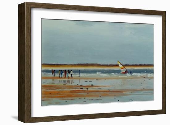 Windsurfing; Brittany, 1997-Gillian Furlong-Framed Giclee Print