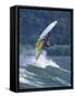 Windsurfing in Hood River, Oregon, USA-Lee Kopfler-Framed Stretched Canvas