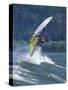 Windsurfing in Hood River, Oregon, USA-Lee Kopfler-Stretched Canvas