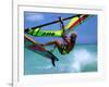 Windsurfing Jumping, Aruba, Caribbean-James Kay-Framed Photographic Print