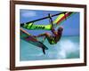 Windsurfing Jumping, Aruba, Caribbean-James Kay-Framed Photographic Print